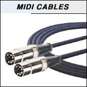 MIDI cables 5 pin and 3 pin in custom lengths and wire colors