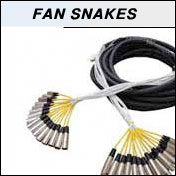 Audio microphone multi channel stage studio fan snakes