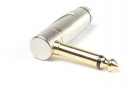 gold plated right angle guitar connector 1/4"