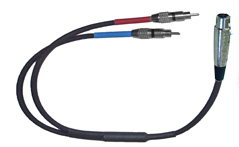 balanced Y insert audio patch cables