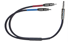 unbalanced Y insert audio patch cables
