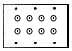 wall plate and 8 BNC jacks