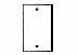 blank single gang wall plate