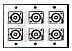 wall plate and 6 speak on jacks