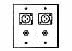 wall plate and 6 phono jacks