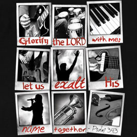music T-shirt for Christian band