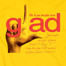 Christian musician TV show Glee style T shirt