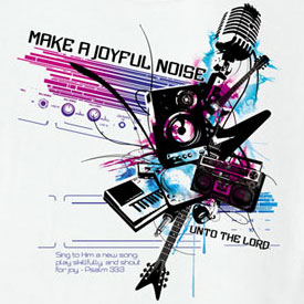 Music band shirt for Christian musician