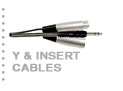 insert Y cables