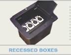 recessed wall floor box