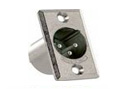 XLR male chassis panel mount