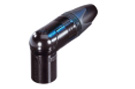 male XLR black cable mount