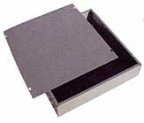 audio component steel rack backing box