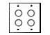 4 XLR wallplate