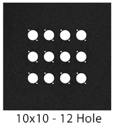 12 hole microphone wall panel