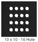 16 hole microphone wal panel