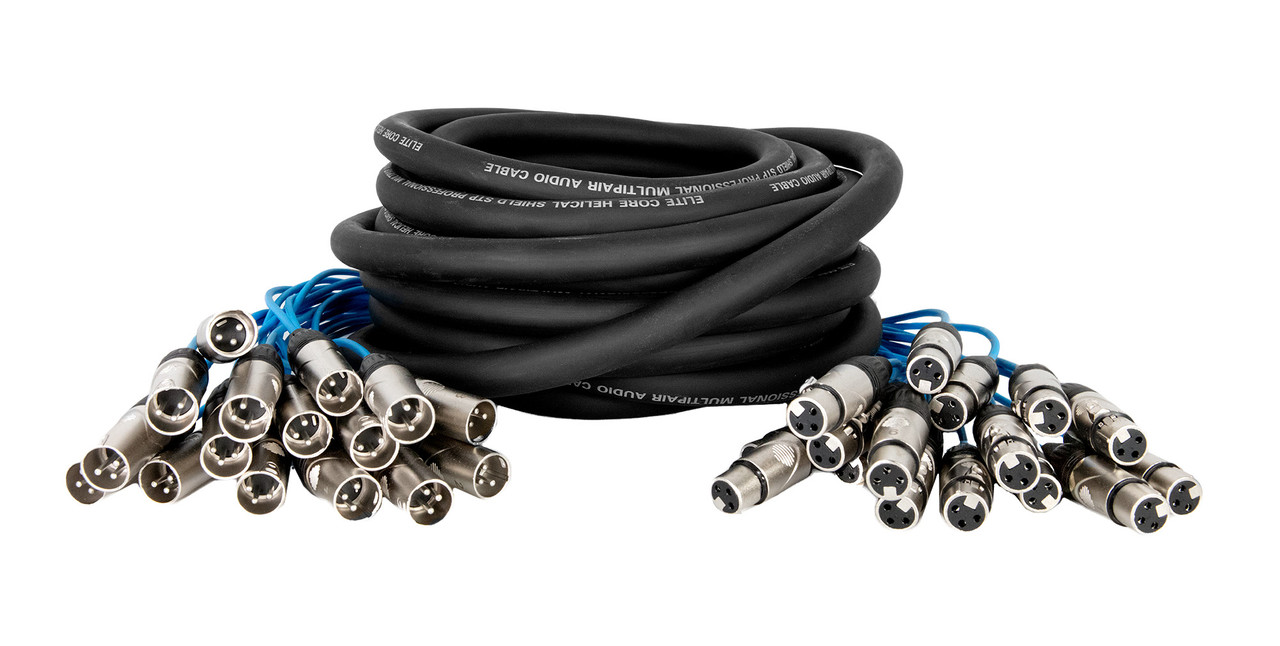 Audio microphone multi channel fan to fan snake.