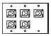 5 XLR wallplate