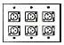 6 XLR wallplate